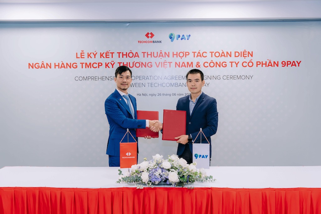 9pay-ky-ket-hop-tac-toan-dien-cung-techcombank-nang-tam-trai-nghiem-thanh-toan-so-cho-doanh-nghiep-vua-va-nho