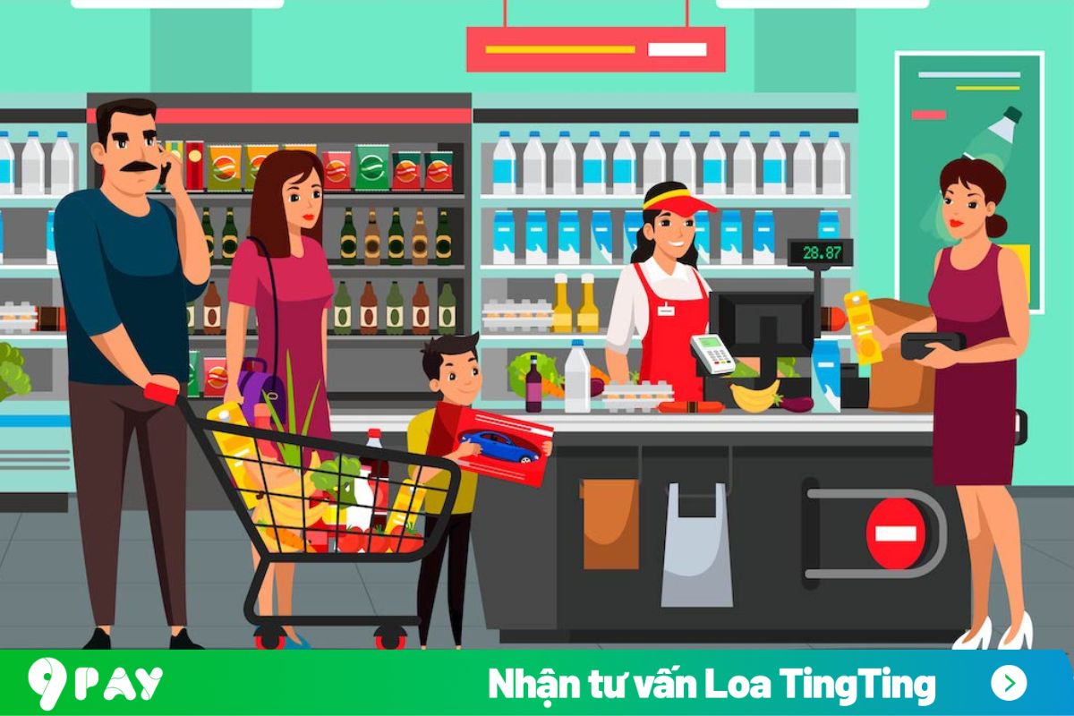 loa thông báo chuyển khoản ting ting