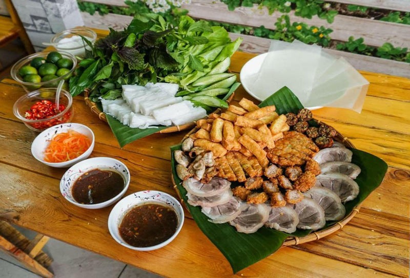 bún đậu hàng khay quán ăn ngon hà nội