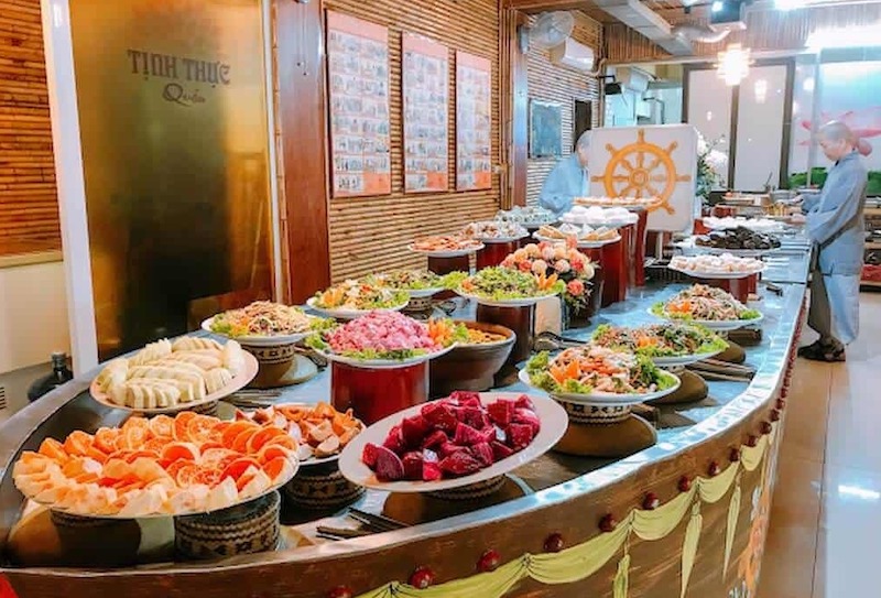 buffet chay tịnh thực quán