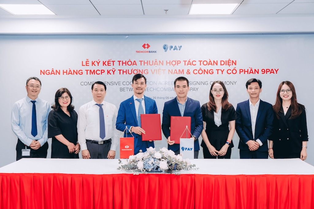 9pay hợp tác toàn diện cùng techcombank