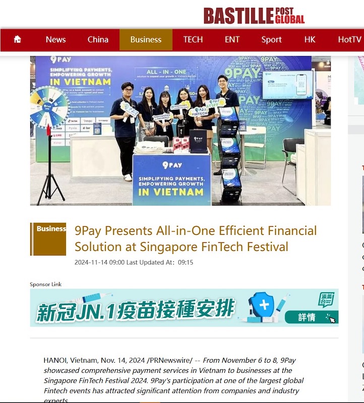 9Pay Singapore FinTech Festival 2024