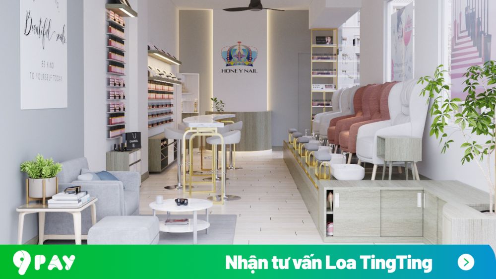 dưới 15tr tiệm nail nhỏ xinh