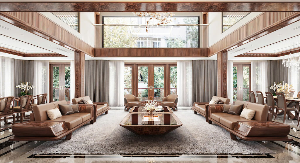 nội thất gỗ óc chó luxdesign