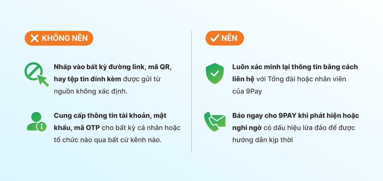 9pay cảnh báo rủi ro