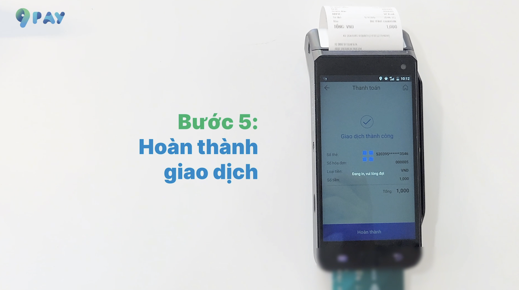 hướng dẫn sử dụng máy tính tiền 9paypos