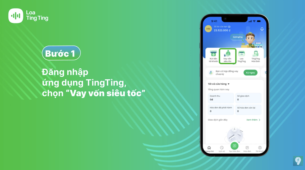 vay vốn si&ecirc;u tốc hộ kinh doanh