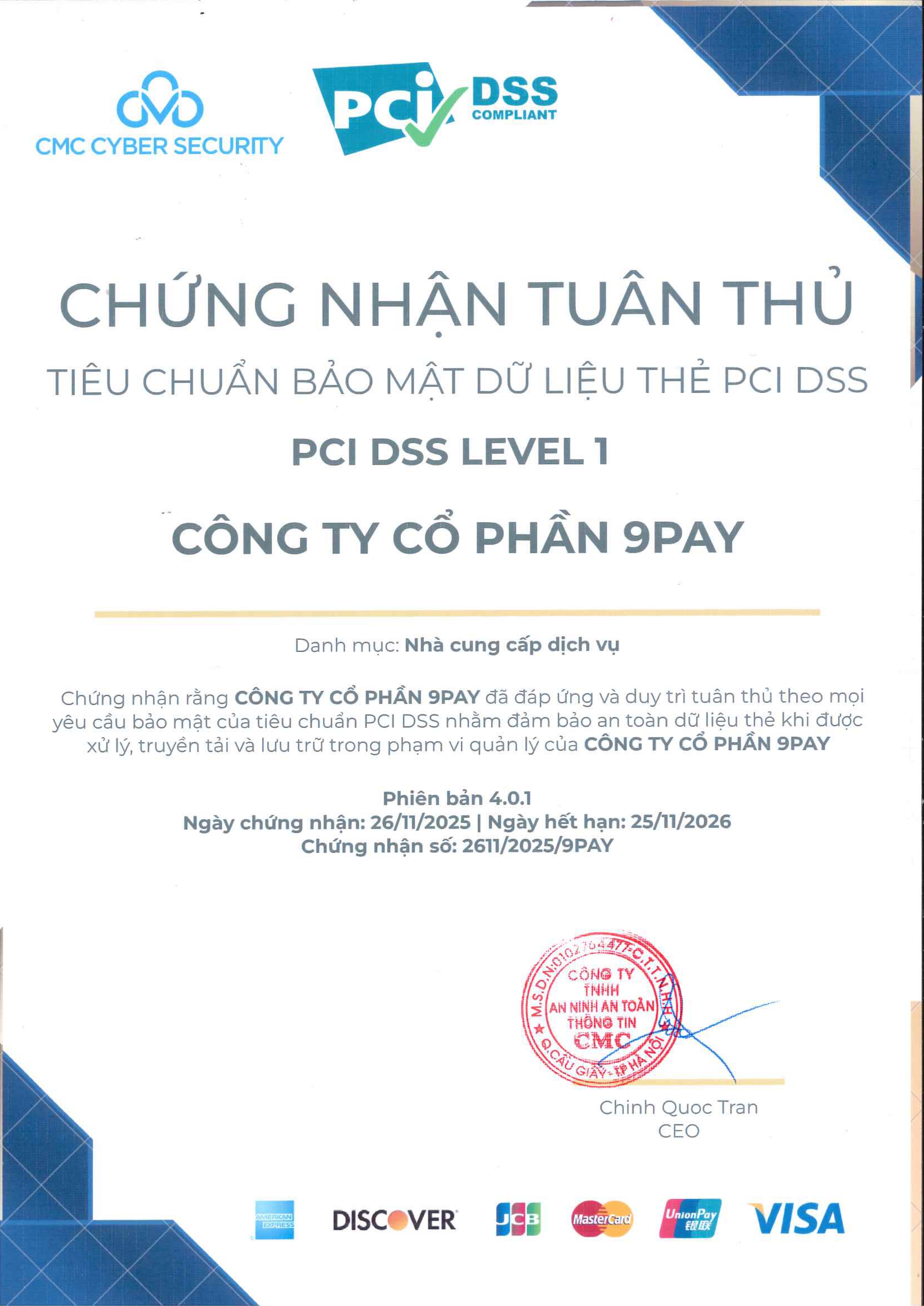 LADL-9pay-tiep-tuc-giu-muc-do-bao-mat-quoc-te-pci-dss-401-cap-do-cao-nhat